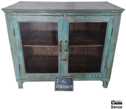 India Wooden Glass Sideboard J16